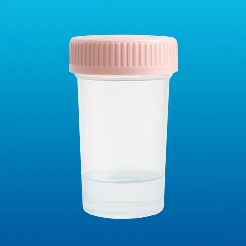 Vaso 20 ml con solución salina isotónica estéril (10 piezas)